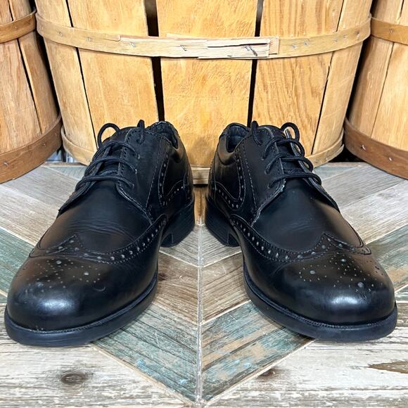 Thom Mcan Bismark Wingtip Brogue Black Leather Lace-Up Oxfords Mens Size 7 main image 10